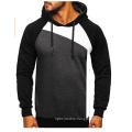 2021 Oversized Large Size Spring And Autumn Men's Hooded Pullover European American Fashion Trend Color Matching Slim Coat Men